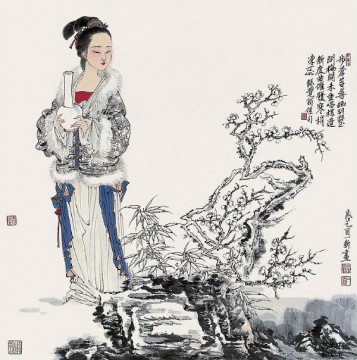 Zhou Yixin 3 chinos antiguos Pinturas al óleo